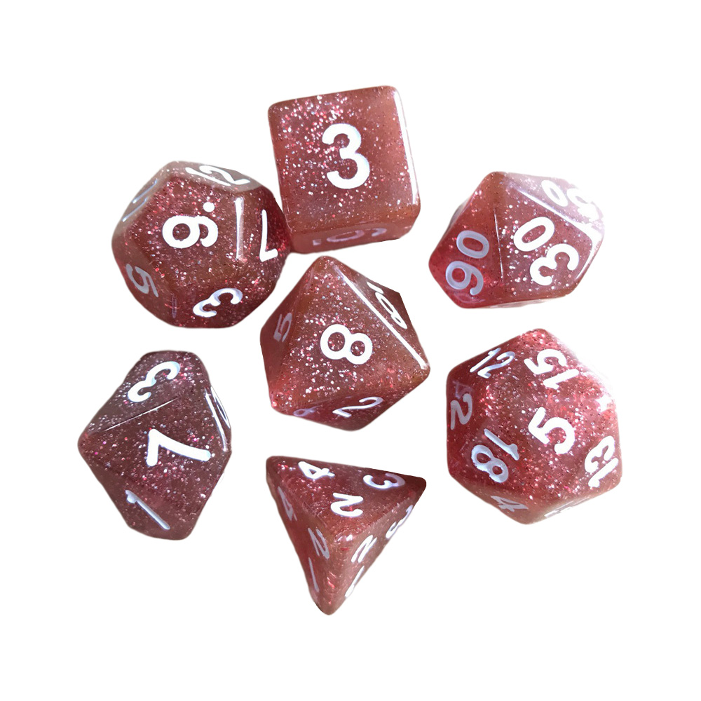 DND ROLE PLAYING RPG GAMES^ 7 DICE POLYHEDRAL SET FOR DUNGEONS AND DRAGONS