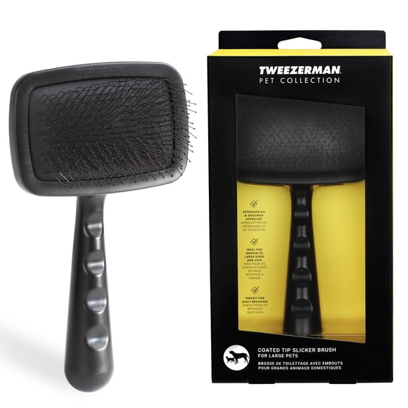 Slicker Brush Tweezerman para perros y gatos para mascotas grandes