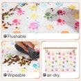 thumbnail image 4 of Pet Feeding Mat- Absorbent Dog Mat for Food and Water Bowl, Pet Food Bowl Mat, Dog Bowl Mat with Non-Slip Backing, Dog Food Mats for Floors, Quick Dry Dog Water Dispenser Mat(White,16"x24"), 4 of 6