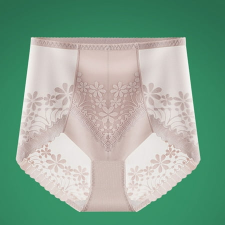 uublik Panties for Women Soft Underwear Super Stretchy Briefs Full Coverage Panties Lace Underwear Pink