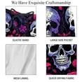 thumbnail image 4 of luoweisi Men's Beach Shorts Quick Dry Swim Trunks with Mesh Lining Couple Skulls XL, 4 of 5
