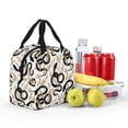 thumbnail image 4 of Pofeuu Snake Print Lunch Bag Lunch Box Large Capacity Insulated Lunch Bag for Adult, Leakproof Reusable Lunch Tote Bags for Work, 4 of 5
