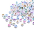thumbnail image 3 of WHAMVOX Assorted Color Acrylic Alphabet Beads for DIY Crafts Jewelry Making 7 x 4 mm, 3 of 8