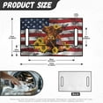 thumbnail image 6 of SEANATIVE Cattle Golf Cart Seat Cover American Flag Golf Cart Seat Blanket Universal Sports Golf Cart Accessories for Men Women Fits for More 2 Person Seats Golf Carts, 6 of 7