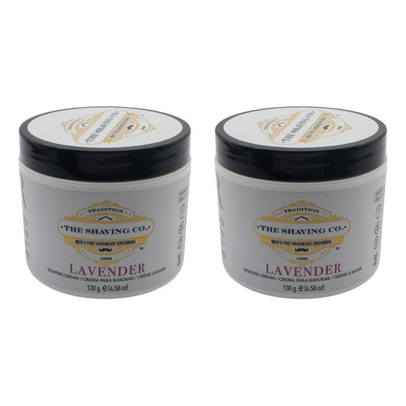 The Shaving Co Kit X 2 Crema Para Afeitar Lavanda Cream amarillo 1
