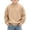 Beige, variant on Sweatshirts for Boys and Girls Waffle Knit Crew Neck Loose Long Sleeve Pullover Tops Fall Winter Going out Outdoor Activity Shirts Casual Comfy Soft Blouses