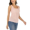 thumbnail image 4 of SHCKE Women Round Neck Chiffon Workout Tank Tops Summer Casual Sleeveless Shirts Loose Fit, 4 of 6