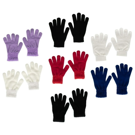 Gold Coast Winter Magic Stretch Knit Glove Set of 9 Pairs