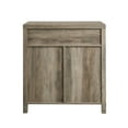 thumbnail image 5 of Walker Edison Sliding Barn Door Accent Cabinet, Grey Wash, 5 of 12