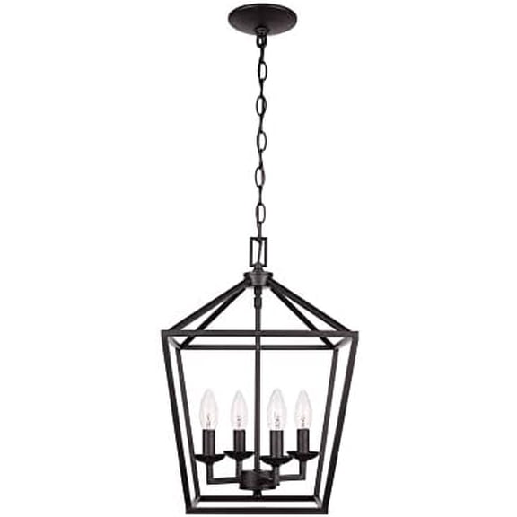 Home Decorators Collection 4- Light Bronze Caged Chandelier$$Tools & Hardware Other