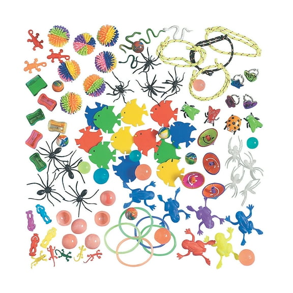 Small Toy Assortment (100Pc) - Party Favors - 100 Pieces