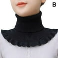 thumbnail image 4 of Winter Knitted Fake Collar Scarf Women Warm Turtleneck Collar False Fast, 4 of 5