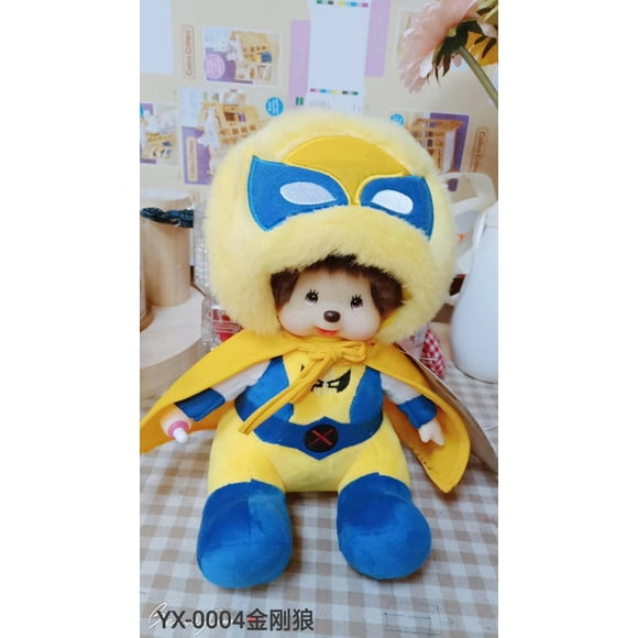 Cartoon Monchhichi Diamond ape Plush Doll Kawaii Soft Plush Doll Toy For Children 20cm Christmas Holiday Birthday Gift Best Gift for Friends Kid Children Adult