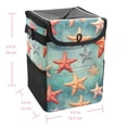 thumbnail image 5 of Starfish Foldable Car Trash Can with Lid and Leak-Proof Hanging Storage Bag - Trash Can for Car, Car Garbage Can, 5 of 6