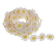 thumbnail image 1 of Rongfmy 3Yards Daisy Applique Lace Flower Sewing Craft Ribbon for Dress 25mm Yellow, 1 of 9