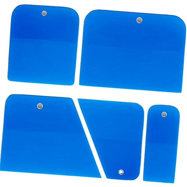 5 escurridores genéricos PPF, herramientas para tintado de ventanas, herramienta para película de coche, escurridores de TPU fáciles de usar para Azul
