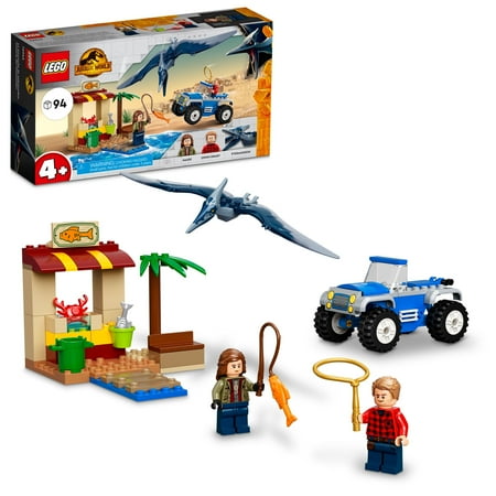LEGO Jurassic World Pteranodon Chase 76943 Building Kit (94 Pieces)