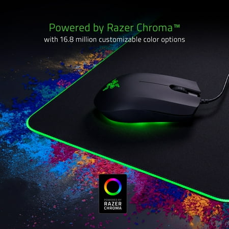Razer - Goliathus Extended Chroma Gaming Mouse Pad with RGB Lighting - Black