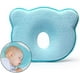 thumbnail image 2 of Almohada para Bebe, Almohada Bebe Previene Síndrome Cabeza Plana Plagiocefalia, Cojines para Bebe Recién Nacido,100% Algodón, Transpirable, Espuma de Memoria Suave, para Bebés de 0 a 12 Meses (Azul), 2 of 5