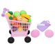 thumbnail image 4 of Juguete De Carrito De Compras De Supermercado, Mini Compras De Plástico De Supermercado Juego De Carrito De Compras De Plástico Juego De Carrito De Compras De Supermercado Aspecto Llamativo, 4 of 8