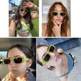 thumbnail image 4 of piezas de gafas de sol retro, gafas de sol vintage, pequeñas, cuadradas, rectangulares, gafas de los años 90, modernas, Y2K, para mujeres, estéticas, 4 of 6