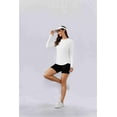 thumbnail image 7 of Pinspark UPF 50+ Rash Guard for Women Hiking Shirt Quick Dry Workout Top Long Sleeve Crewneck Running Shirts, 7 of 7