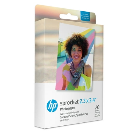 UPC: 0191628260430 | HP Sprocket 2.3  x 3.4  Zink Photo Paper (20 Sheets) Compatible with HP Sprocket Select
