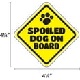 thumbnail image 2 of D1955 Car and Rescue Decal (Spoiled Dog On Board), 2 Pack, 2 of 4