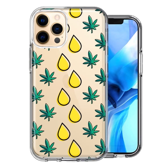 MUNDAZE for Apple iPhone 12 Pro Medicinal Drip Design Double Layer Phone Case Cover