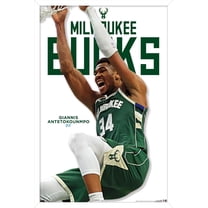NBA Milwaukee Bucks - Giannis Antetokounmpo Feature Series 24 Wall Poster, 22.375" x 34" Framed
