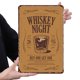 thumbnail image 5 of Lata Noche Whisky Metal Vintage Pintura Hierro Rectangular Del 20x30cm, 5 of 9