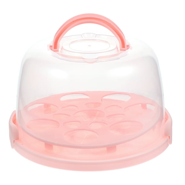 GOOHOCHY 1 juego de recipientes para pasteles, postres, pan, caja transparente con tapa para panadería.