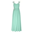 thumbnail image 6 of Sakmal Green Womens Summer Dresses A Line Bridesmaid Plus Size Maxi Dress Sleeveless Dresses, 6 of 6