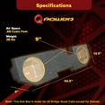 thumbnail image 3 of QPower QDODGE104DOOR Dodge Quad Cab '02-15 Dual 10" Truck Subwoofer Box, 3 of 9