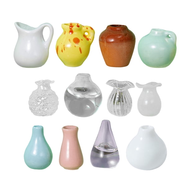 Funny Mini Jarrón Magnets Vase Forra Set 3D Ceramic (R)