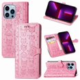 thumbnail image 1 of Funda Cartera FOXDOCK para iPhone 13 Pro , Flip PU con Relieve de Gatos y Perros, Tarjetero y Soporte, 1 of 6