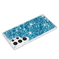 thumbnail image 2 of Allytechgroup Glitter Bling Phone Case for Samsung Galaxy S24 Ultra, Slim Fit Shockproof Anti-Scratch Perfect Phone Case for Girls and Women, Blue, 2 of 5