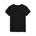 thumbnail image 3 of CCRFTGI American 4th of July Shirts for Kids Girls Size 7 USA Shirts Funny 250th Anniversary 1776-2026 Summer Freedom T-Shirts Patriotic Girls Fashion Tee Tops Black 7-8 Years, 3 of 4