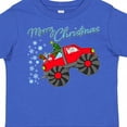 thumbnail image 4 of Inktastic Merry Christmas Santa Drives a Monster Truck Boys or Girls Toddler T-Shirt, 4 of 5