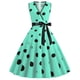 thumbnail image 2 of Vestido Herrnalise con estampado floral de verano para mujer, vestido vintage retro con escote en V, sin mangas, estampado para fiesta de noche, graduación y swing., 2 of 8