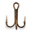 thumbnail image 2 of Mustad 3551BR-3 by 0-25 Bronze Ringeye Sport Treble Hooks, Size 3 by 0 - Box of 25, 2 of 2