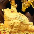 thumbnail image 4 of Gold Money Frog Citrine Tree, Crystal Money Tree, Feng Shui Money Tree Bonsai for Tabletop Home Office Shop Ornament Decor Decorations, 4 of 7