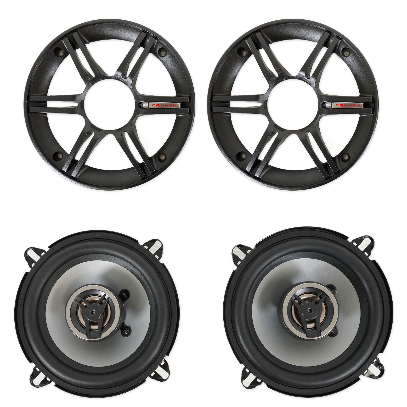 (4) Crunch CS525CX 5.25" Car Audio 2-Way Speakers 250 Watts Max 5 1/4" Inch - image 3 of 9