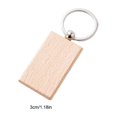 thumbnail image 2 of fastboy Wooden Keychain Wood Key Ring Lightweight Pendant Buckle Collection Rectangle 3*5, 2 of 6