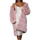 thumbnail image 1 of Abrigo de invierno cálido para mujer, chaqueta acolchada a prueba de viento, parka larga para exteriores, chaqueta acolchada gruesa con capucha de piel sintética, abrigo de invierno de piel, 1 of 5