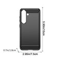 thumbnail image 4 of Phone Case for S25 under $5! CQCYD Shockproof TPU Protective Cover with Carbon Fiber Design Anti-Scratch Drop Protection Slim Fit Easy Access All Buttons, 4 of 6