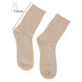 thumbnail image 3 of Gustave 3 Pack Adult Men's Cotton Crew Socks Breathable Athletic Work Socks Pure Color Winter Warm Quarter Socks Size 8-12, 3 of 10