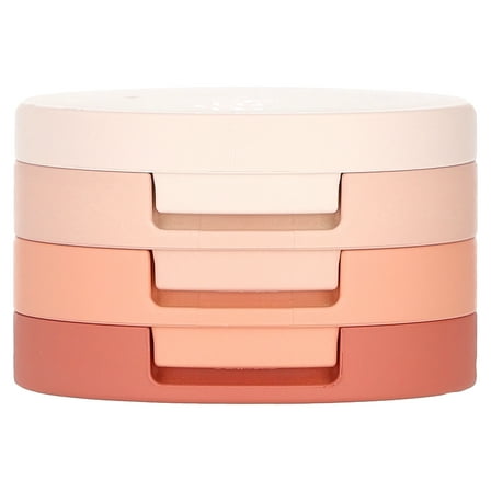 Kaja Beauty Bento, Bouncy Chrome, Shimmer & Matte Eyeshadow Trio, 16 Peach Madeline, 0.14 oz (4.1 g)