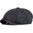thumbnail image 4 of CoCopeaunts Spring Autumn Newsboy Caps for Men Fashion Octagonal Hat Flat Cap Women British Style Berets Vintage Painter Hat, 4 of 8