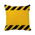 thumbnail image 1 of Logo Black And Yellow Strips Car Leading Line Throw Pillow Sleeping Sofa Cushion Cover, 1 of 3